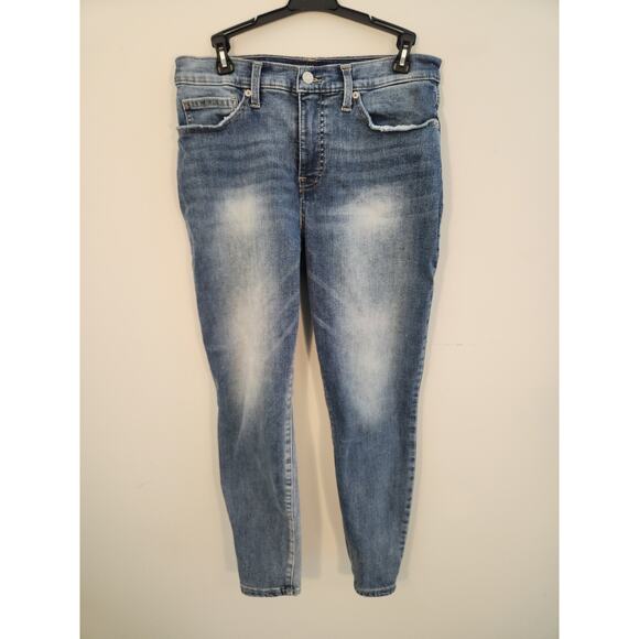 Lucky Brand Jeans Womens 12 / 31 Ankle 30 X 26 Blue Ava Mid Rise Skinny Whiskers - Picture 5 of 12